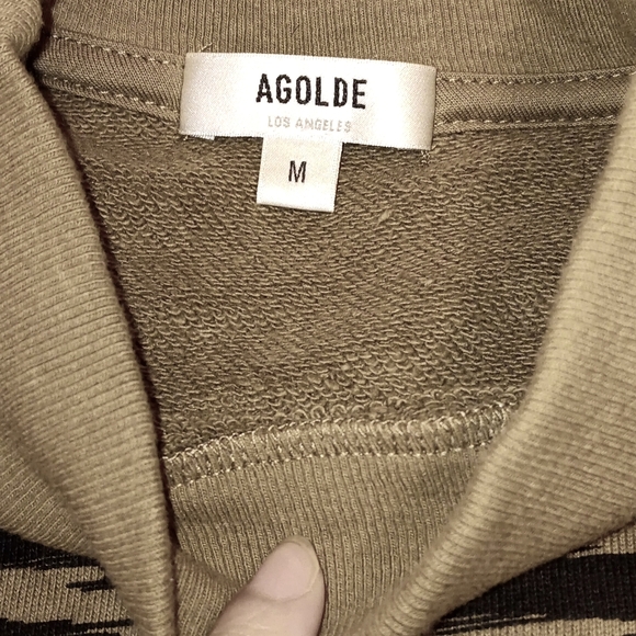 AGOLDE Sleeve Sweatshirt in Serpentine NWOT - Picture 3 of 3